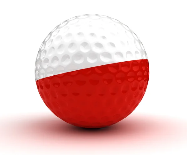 Poolse golfbal — Stockfoto