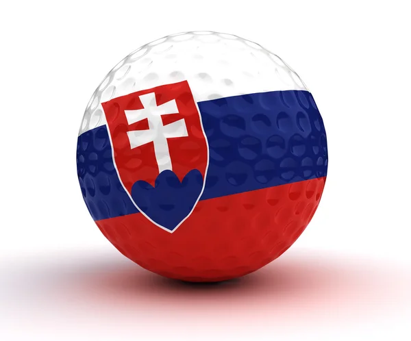 Szlovák Golf labda — Stock Fotó