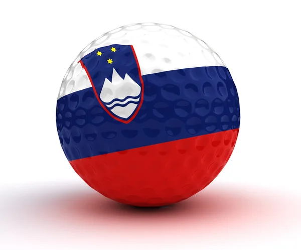 Slovenian Golf Ball — Stock Photo, Image