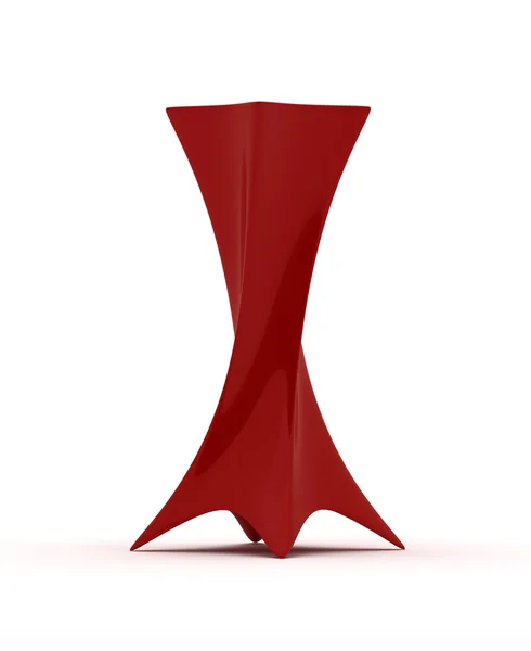 Vaso vermelho único — Fotografia de Stock