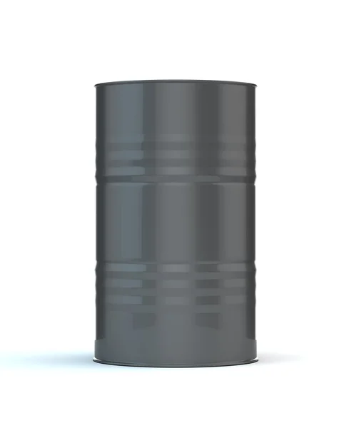 Single Gray Barrel — Stock Photo, Image