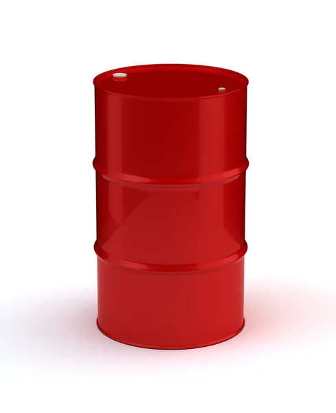 Único barril vermelho — Fotografia de Stock