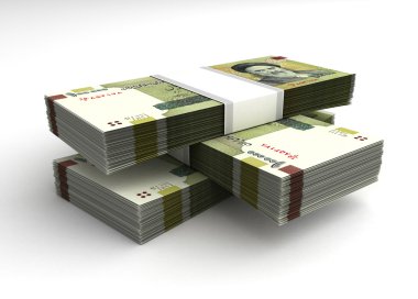 İran Riyali yığını