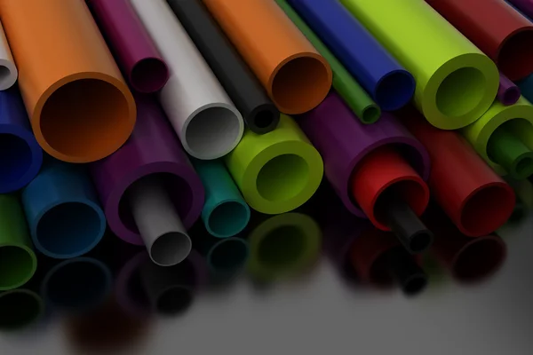 Pilastic Pipes — Stock Photo, Image