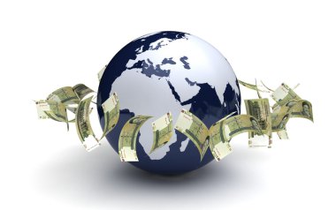 Küresel iş İran Riyali para birimi