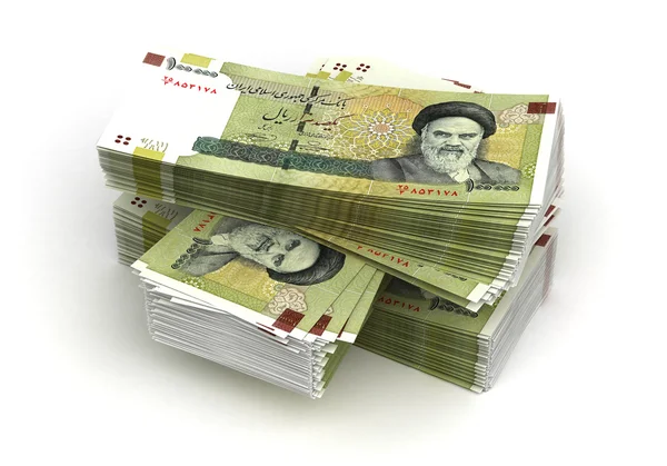 Pile de Rial Iranien — Photo