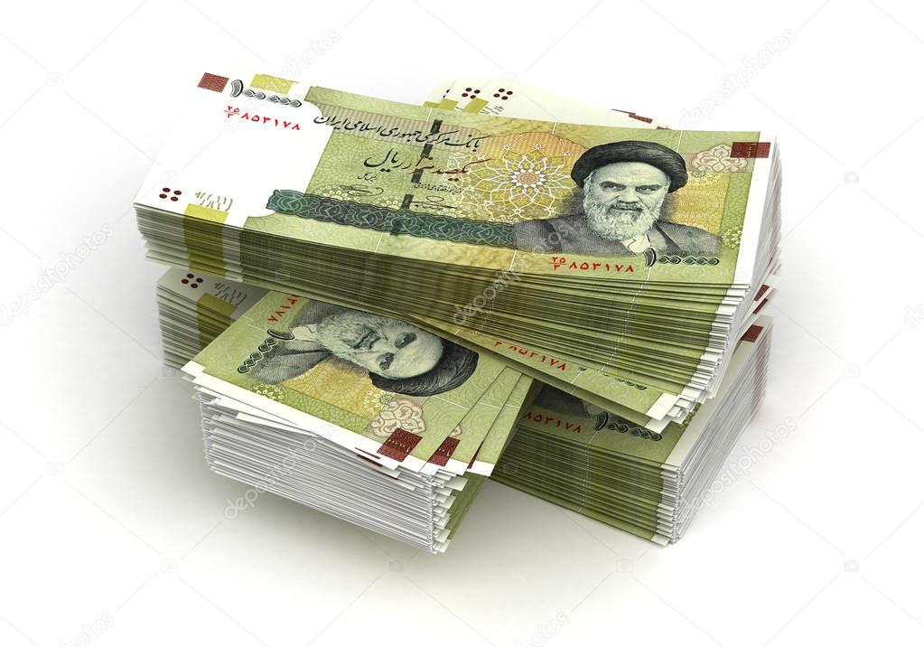 Stack of Iranian Rial Stock Photo by ©selensergen 74558699
