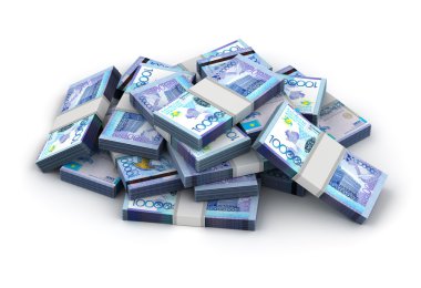 Kazak Tenge yığını