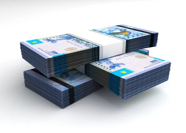 Stack of Kazakh Tenge — Stock Photo, Image