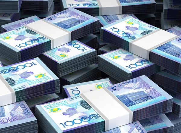 Stack of Kazakh Tenge — Stock Photo, Image