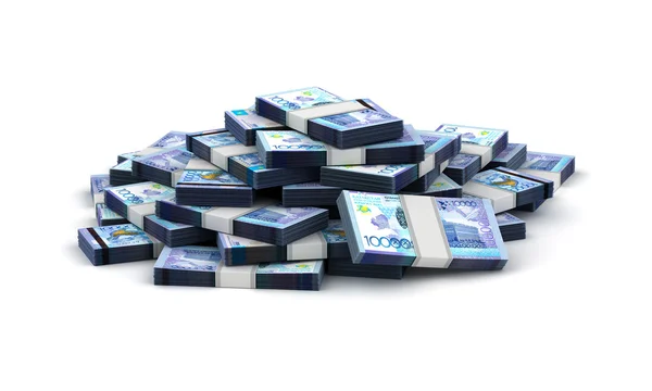 Stack of Kazakh Tenge — Stock Photo, Image