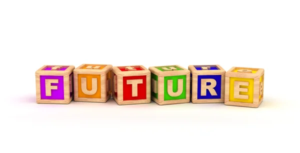 Future Play Cubes — Stock Photo, Image