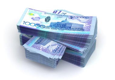 Kazak Tenge yığını