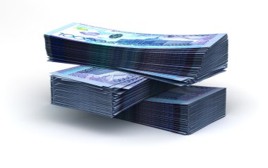 Kazak Tenge yığını