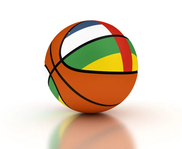 Zentralafrikanische Basketballmannschaft — Stockfoto