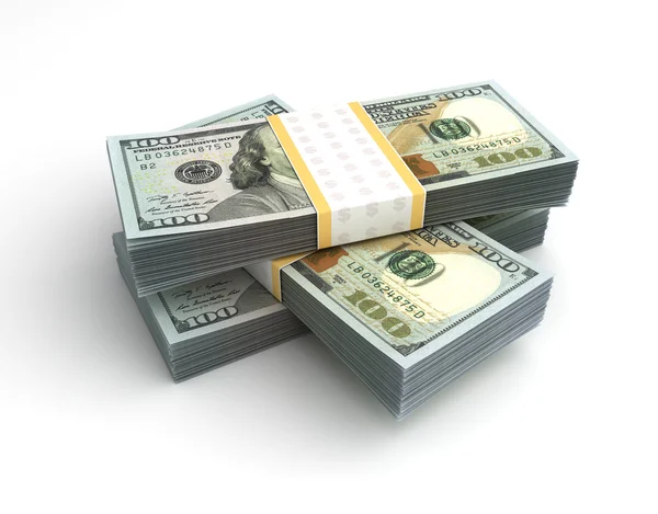 Stack of American Dollar — Stock Photo, Image