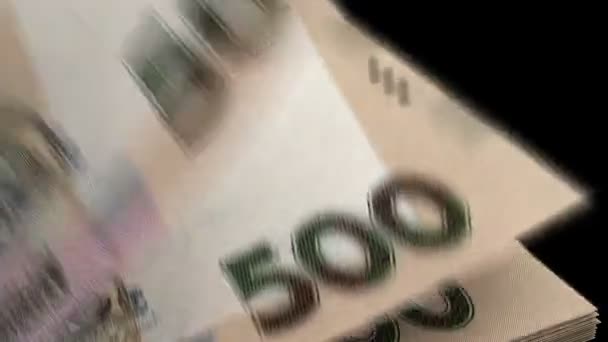 Contando Hryvnia Ucraniana — Vídeo de stock