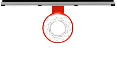 Üst Manzara. Sepetli basketbol tahtası, şeffaf arkaplan