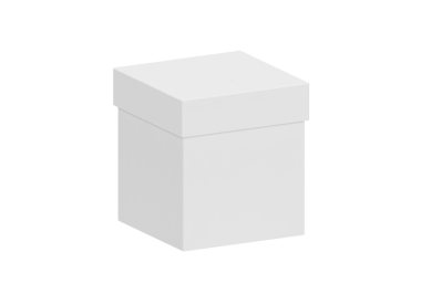 Beyaz hediye kutusu, şeffaf arkaplan