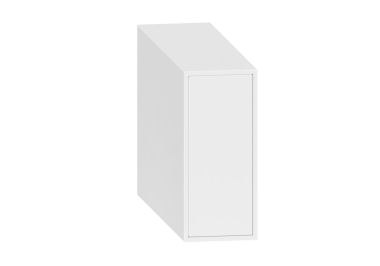 Beyaz boş karton sürgülü kutu. Kağıt kapaklı kapak kapağı ambalajı. tasarım için, şeffaf arkaplan