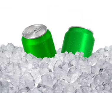 Soğuk içecek kutusu, sulu buz küpü. Yaz ferahlatıcı içecek