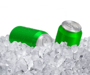 Soğuk içecek kutusu, sulu buz küpü. Yaz ferahlatıcı içecek