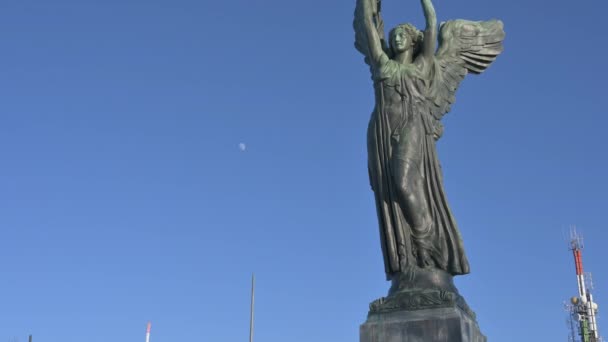 Turin Piemont Italien Januar 2020 Auf Dem Leuchtturm Von Vittoria — Stockvideo