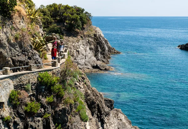 Monterosso Ligurien Italien Juni 2020 Der Panoramaweg Dell Amore Verbindet — Stockfoto