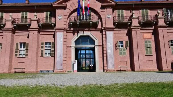 Venaria Reale Piemont Itálie Červenec 2021 Letní Královská Rezidence Rodiny — Stock video