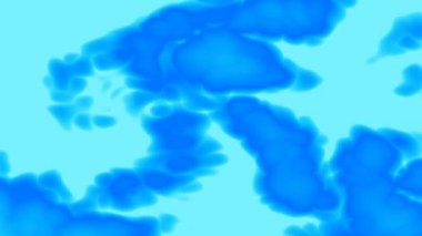 Rastgele Evrimleşen Soyut Desenler, Mavi, Endüstriyel, 4k