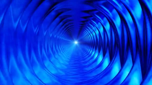 Diffusion sans fin Tunnel haute technologie, bleu, industriel, amovible, 4k