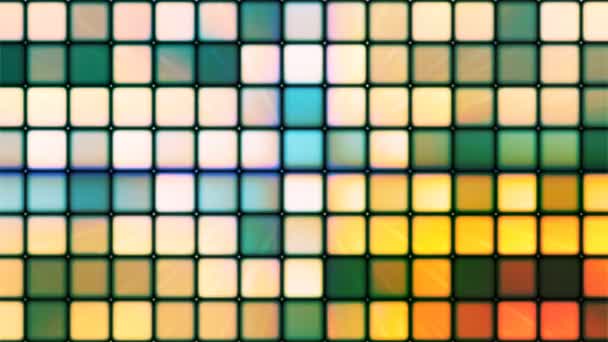 广播闪烁高科技立方体， 绿色， 抽象， 可循环， 4k — 图库视频影像
