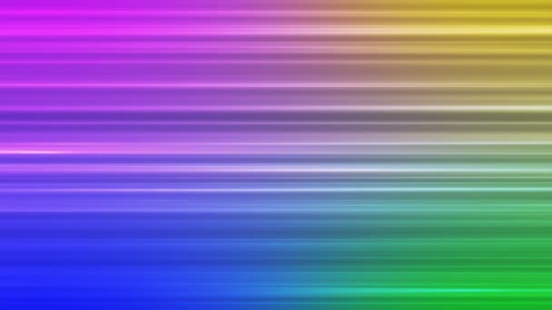 Broadcast horizontale High-Tech-Linien, mehrfarbig, abstrakt, loopable, 4k — Stockvideo