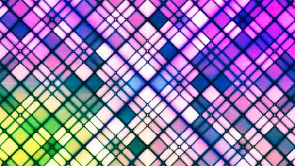 Diamants cubes scintillants diffusés, multicolore, abstrait, boucle, 4K 