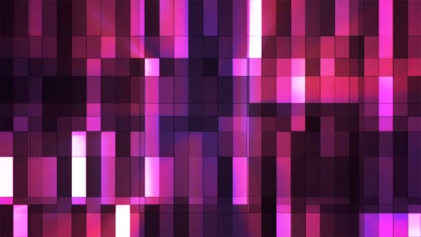 Uitzending Twinkling Hi-Tech kleine bars, magenta paars, abstract, loop able, 4k — Stockvideo