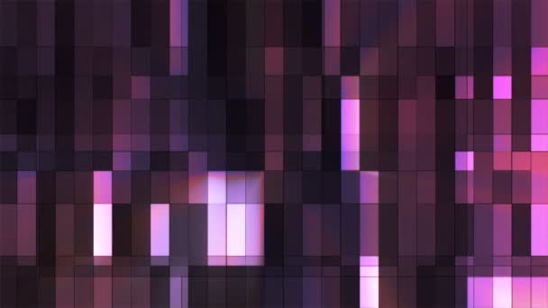 广播闪烁高科技小酒吧， 粉红色， 抽象， 可循环， 4k — 图库视频影像