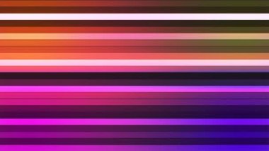 Yatay yüksek teknoloji barlar, çok renkli, Abstract, Loopable, 4 k pırıltı yayın
