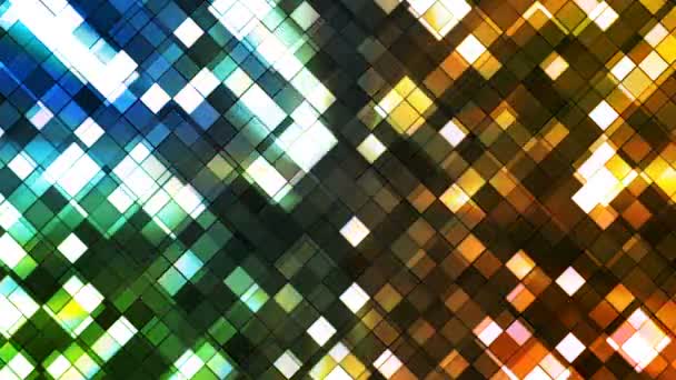 Diamants carrés de scintillement de diffusion, multicolore, abstrait, boucle, 4K 