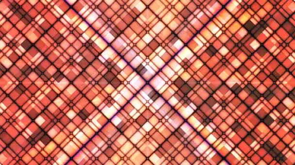 Diamants cubes scintillants diffusés, brun, abstrait, boucle, 4K 