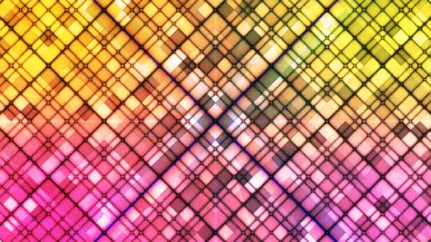 Diamants cubes scintillants diffusés, multicolore, abstrait, boucle, 4K 