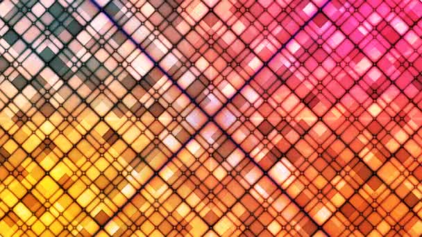 Diamants cubes scintillants diffusés, multicolore, abstrait, boucle, 4K 