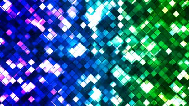 Broadcast Twinkling Squared Diamonds, Multi Color, Abstract, Loopable, 4K — Stock Video