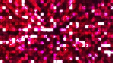Yayın yüksek teknoloji pırıltı kareler, Maroon, Abstract, Loopable, 4k