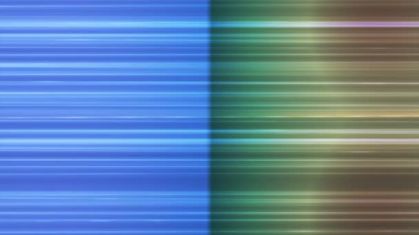 Lignes horizontales de haute technologie de diffusion, multicolore, abstrait, boucle, 4K — Video