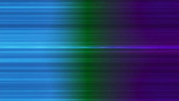 Linhas horizontais da Hi-tecnologia da transmissão, Multi cor, abstrato, Loopable, 4K — Vídeo de Stock