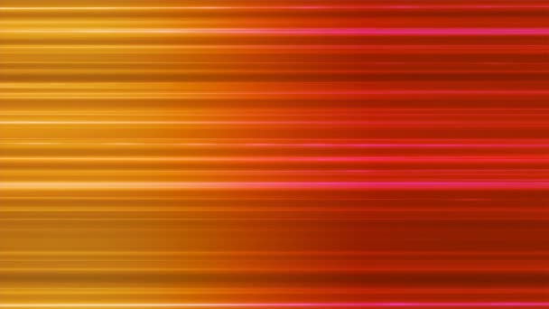 Lignes horizontales de haute technologie de diffusion, multicolore, abstrait, boucle, 4K — Video