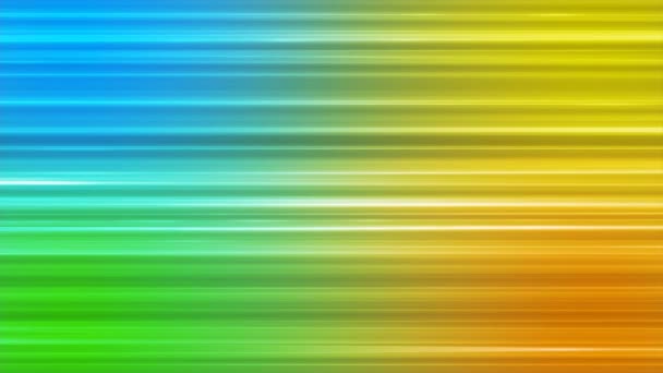 Εκπομπή οριζόντιες γραμμές Hi-Tech, πολλαπλών χρώμα, αφηρημένη, Loopable, 4k — Αρχείο Βίντεο