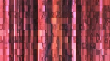 Sönen dikey yüksek teknoloji barlar, turuncu, soyut, Loopable, 4 k yayın