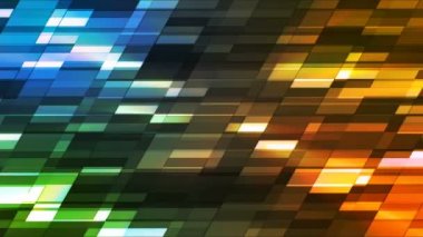 Pırıltı yatay eğik yüksek teknoloji küçük barlar, çok renkli, Abstract, Loopable, 4k