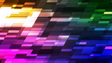 Pırıltı yatay eğik yüksek teknoloji küçük barlar, çok renkli, Abstract, Loopable, 4k